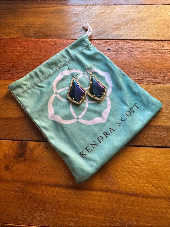 Kendra Scott Jewelry - Kendra Scott Alex Gold Tone Iridescent Abalone Shell Drop Earrings